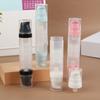 5Ml+5Ml Double Headed Vacuum Press Type Spray/Lotion Bottle Refillable Makeup Cosmetics Cream Gel Moisturizers Liquid Container
