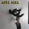 Halloween Decorations Devil Hand Statue Candle Holder Black Demon Hand Sculpture Wall Mounted Gothic Spooky Devil Ornament Home