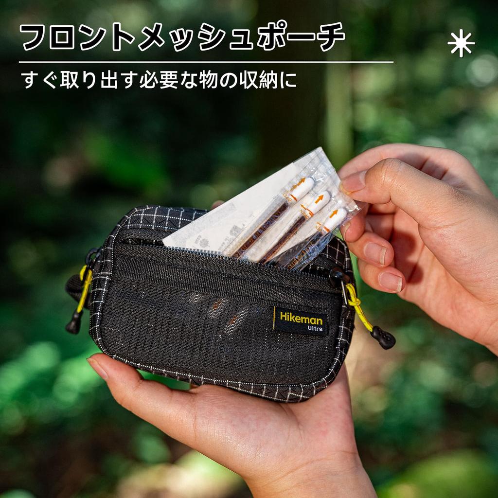 Multifunctional Hiking Small Item Earphone Mini Pouch with IC Card and Coin Drop Water Perfect for Outdoor and Everyday Use Pouch, Case, Case,