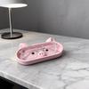 1Pc Pink Pig-Shaped Organizer Tray,Suitable For Eyeglasses, Jewelry & Small Accessories -Desk Decor, Office - Holder For Glasses
