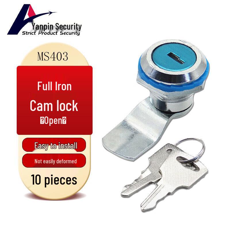 YanPin Security 10-Pack Waterproof Electrical Cabinet Cam Lock с одинаковым ключом
