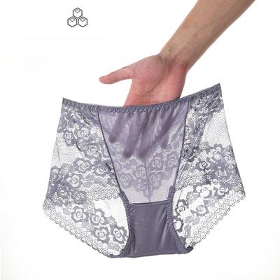 Sexy Underwear for Women Breathable Comfortable Panties Fashionable Mid Waist No Trace Briefs Female Knickers Lace Underpant