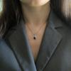 Серебряная подвеска с сапфиром 1.355ct (2214014)