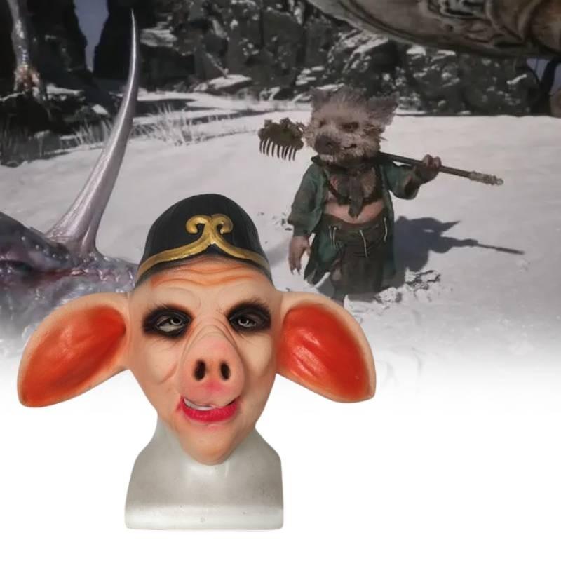 Myth Wukong Black The Journey To The West Masks Make Up Costume Cosplay Prop