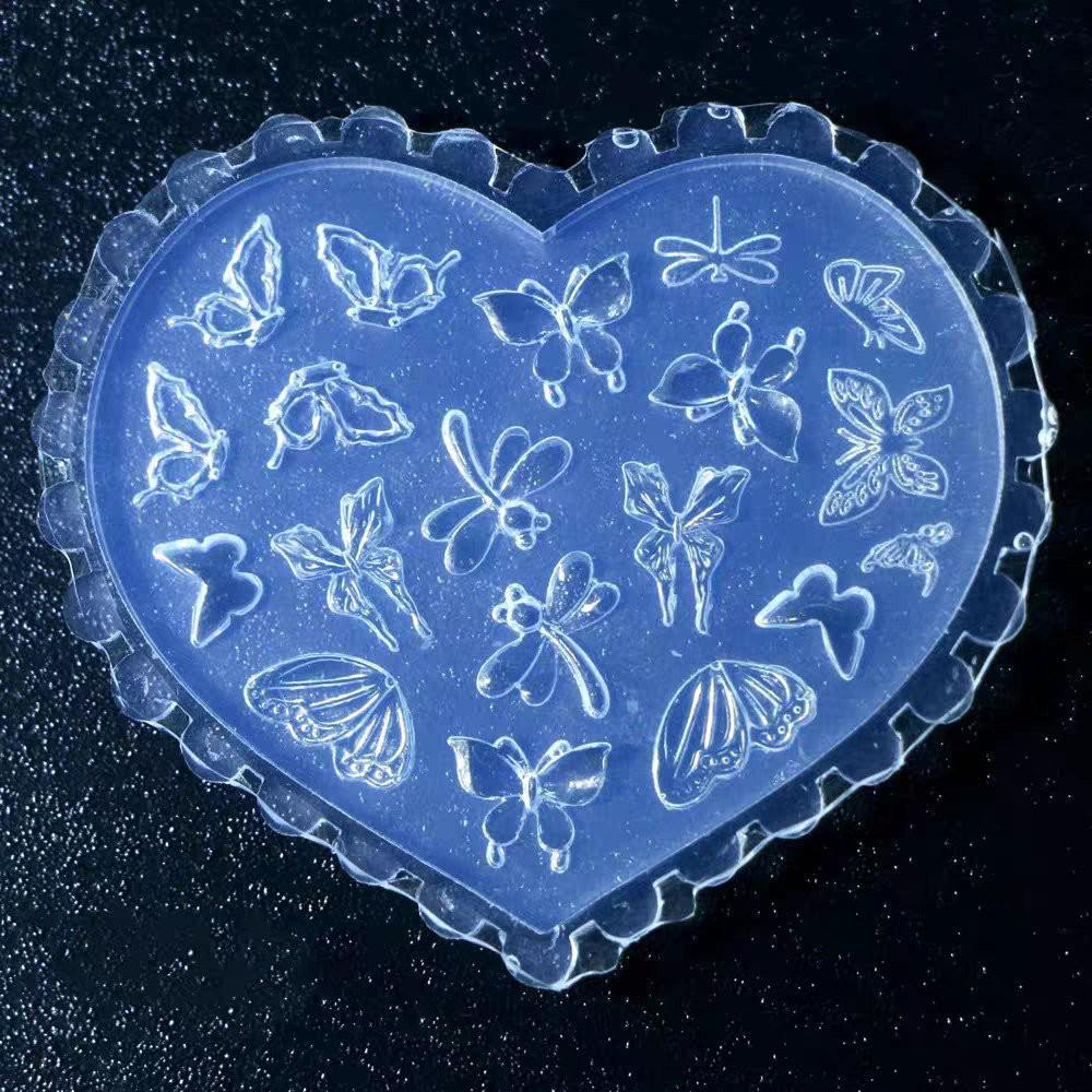Butterfly Nail Art Silicone Embossing Mold - DIY Nail Accessories Tool