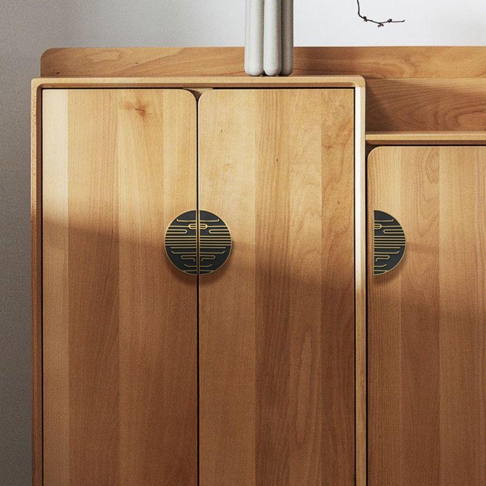 

Износостойкая полукруглая ручка с двумя отверстиями для шкафа, декоративная ручка для мебели, комод style 2