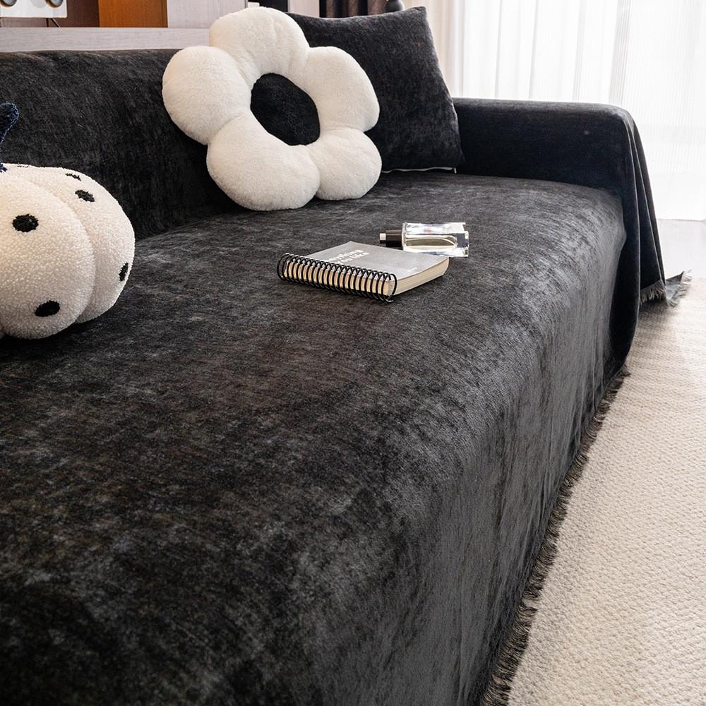 1pz Coperta per Divano Multiuso Quattro Stagioni Universale Copertura per Mobili Durevole Chenille Antipolvere Antigraffio Cuscino per Divano