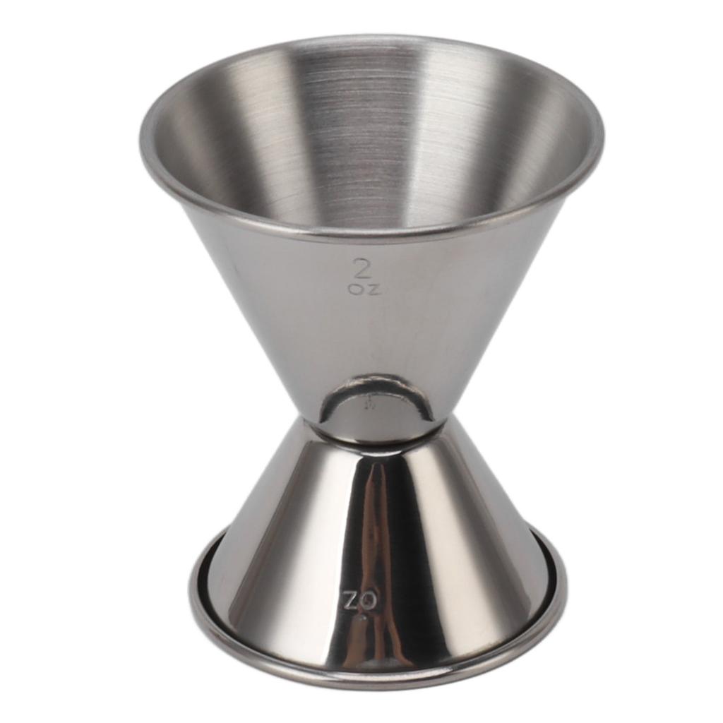 Double Head Measuring Cup Professional 304 Stainless Steel Cocktail Jigger for Restaurant Bar
