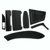 1 Set 3D Interior Decal Sticker Matte Black Carbon Fiber Decal Trim Sticker For BMW 3 Series F30 F31 Only For Right-hand Drive