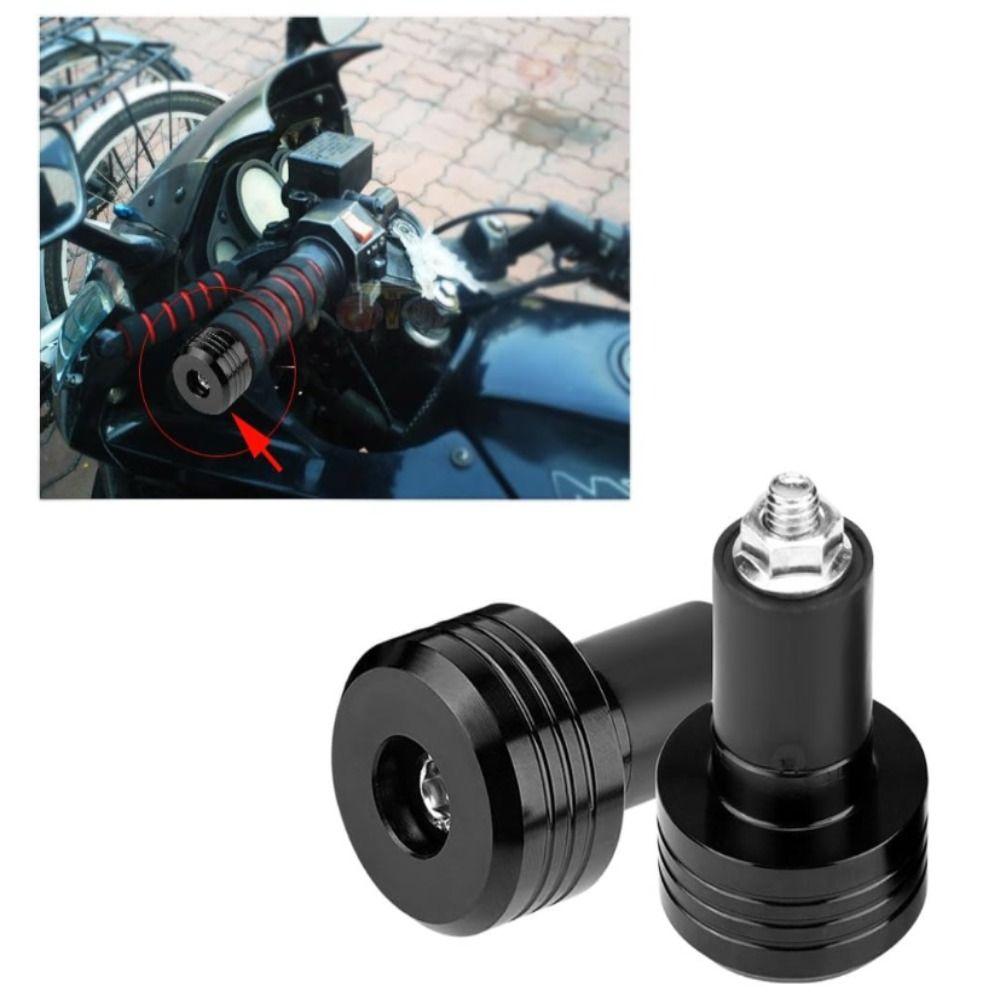 22mm Handlebar Ends Aluminum Weight Balance Plug Universal Motorcycle Grip  For Motorbike