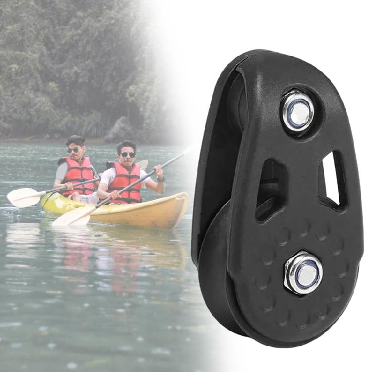 Kayak Plastic Pulley Roller Smooth Steering Wheel Replacement Block Slide Rail Anchors Trolley Sheave Hardware Enduring