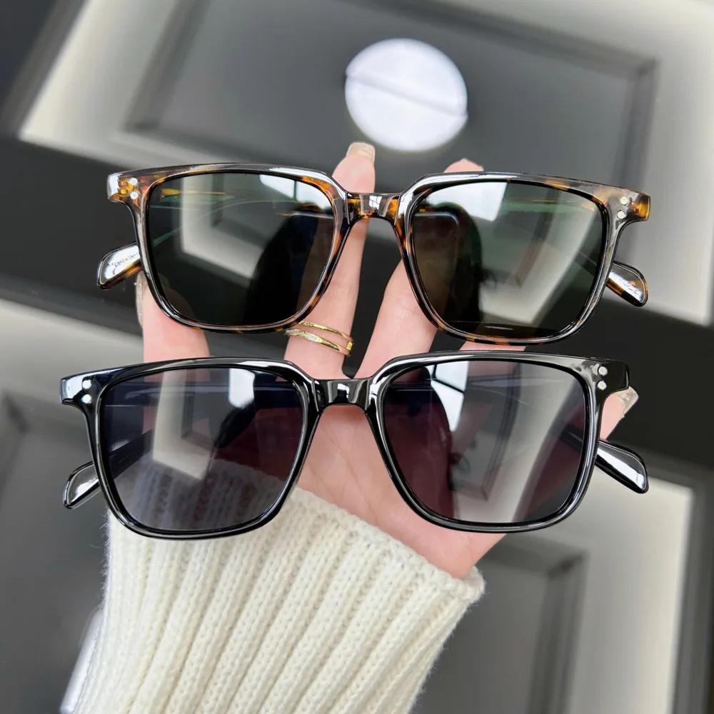 Square Vintage Sunglasses Men Women Brand Designer Retro Driving Sun Glasses Fashion Outdoor Mirror  Masculino