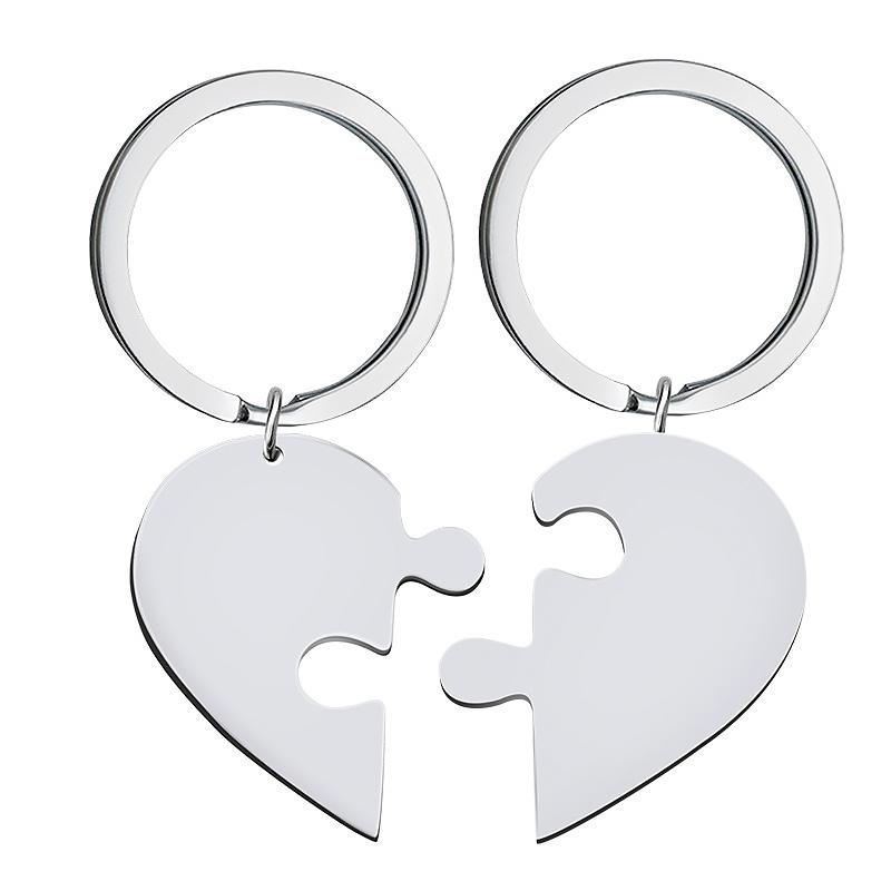 

1 Set Pendant Gifts for Friends Bag Charm Combinable Key Ring Delivering Love Keychain Cute Silver