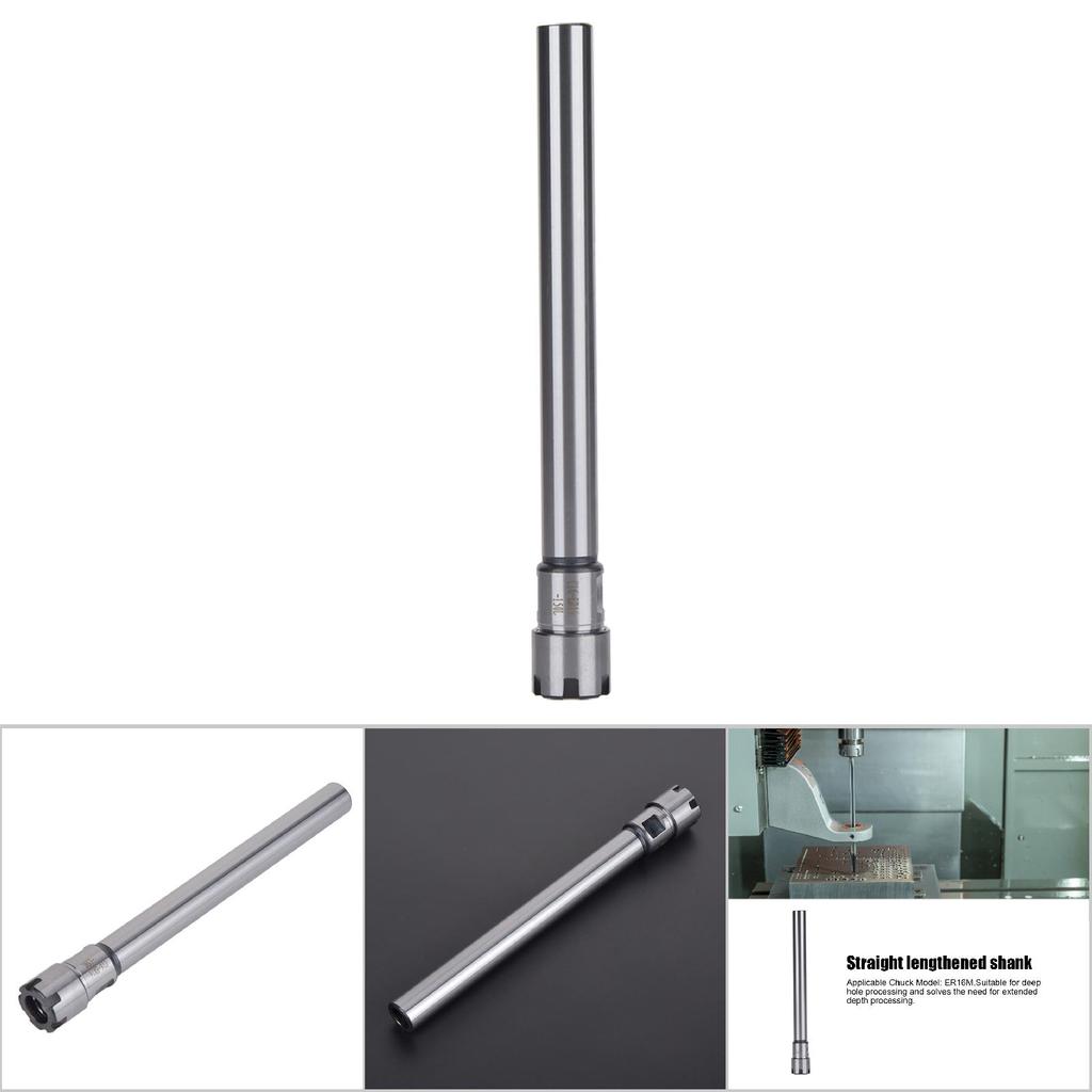 ER16M150L Collet Chuck Holder Straight Shank CNC Milling Holder Extension Lathe RodC16