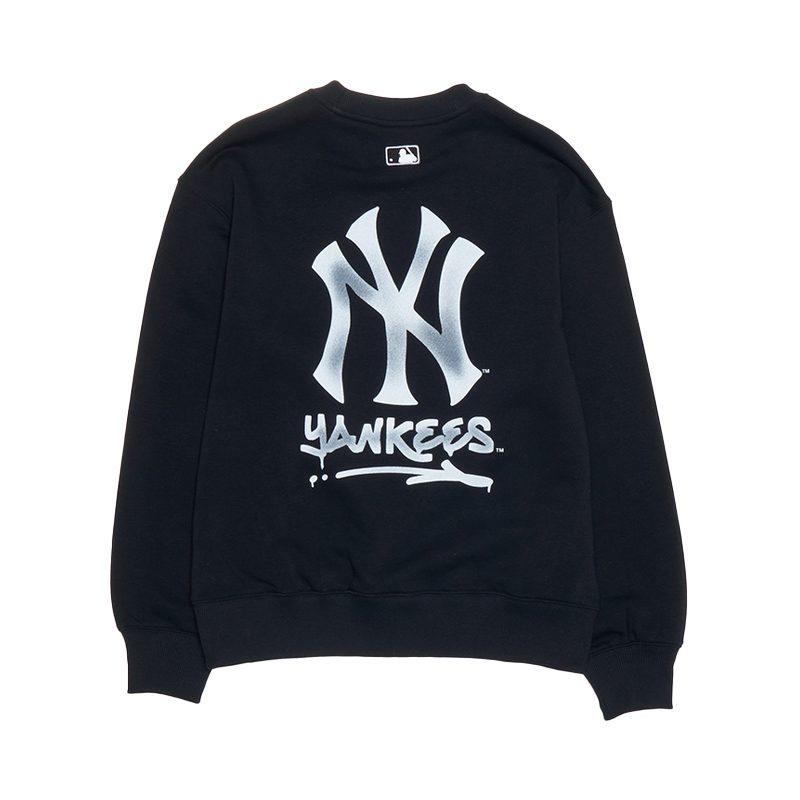 MLB New York Yankees Sweatshirt Unisex Black 3AMTB0551-50BKS