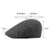 Spring Autumn Newsboy Caps for Men Classic Herringbon Beret Hat Men's Gatsby Painter Hats