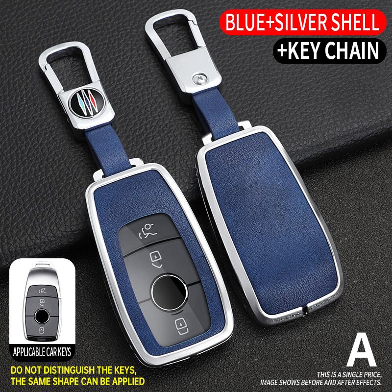 Car Key Case Cover for Mercedes Benz A C E S G Class GLC CLE CLA W177 W205 W213 W222 X167 AMG Protector Keychain Accessories