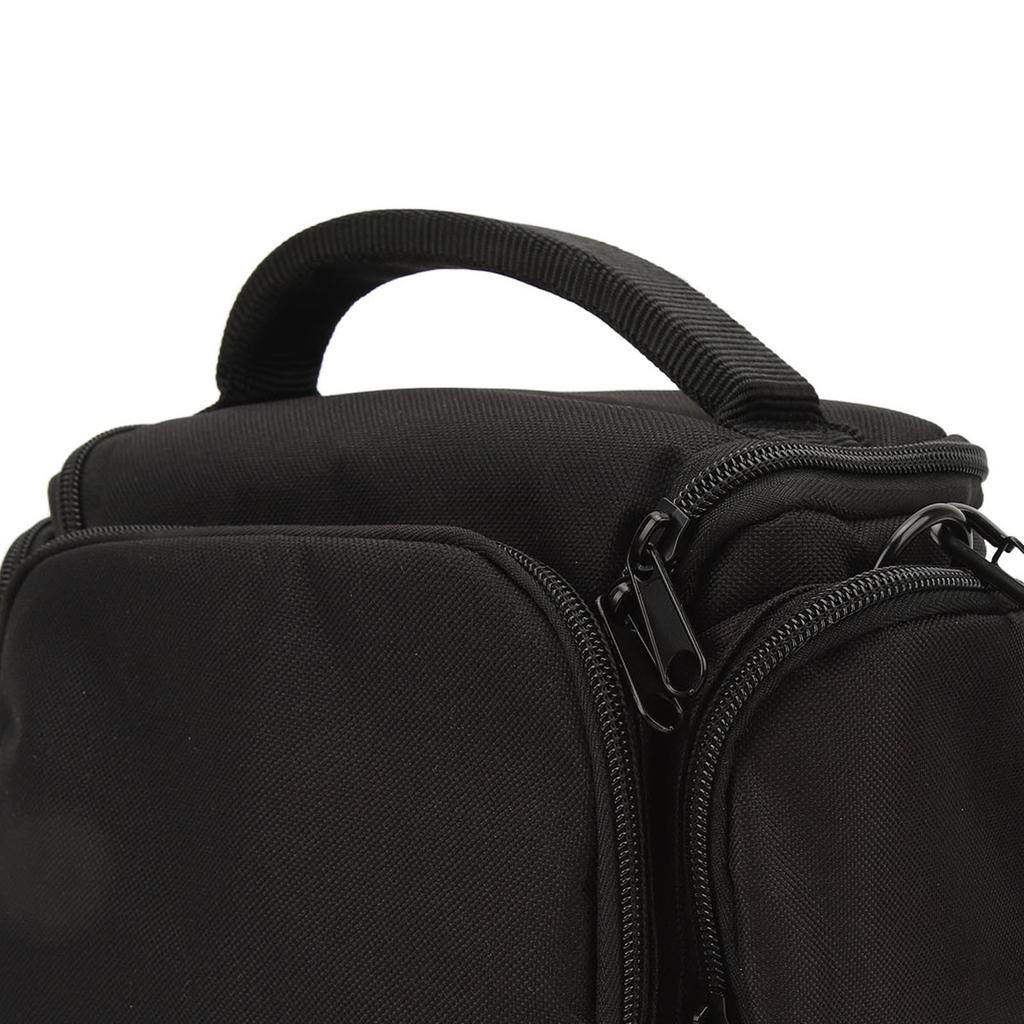 Schwarze einzelne Umhängetasche, Handtasche, multifunktionale, wasserdichte Kamera-Messenger-Handtasche für den Außenbereich