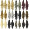 15 Colors Long Curly Claw Clip Drawstring Ponytail Hair Extensions Blond Hairpiece Wigs