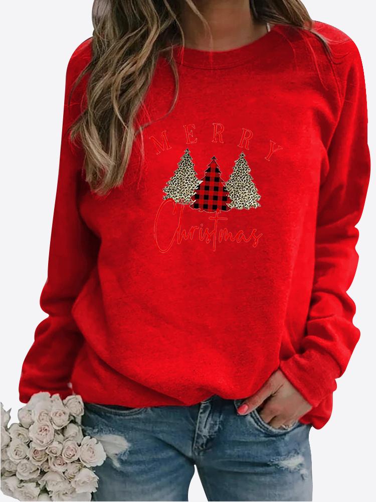 Women Autumn and Winter Clothing LOVE Printed Casual Sweatshirt Long Sleeve Tops T-shirt Ladies Round Neck Pullover Blouse Printed Sweater