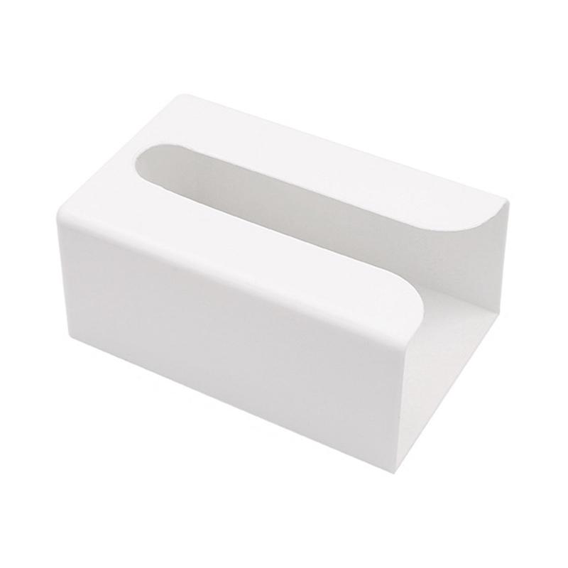 Multipurpose Tissue Box Rectangular Tissue Storage Box Bathroom Wall Mounted Toilet Paper Case Desktop Napkin Box Bathroom Box