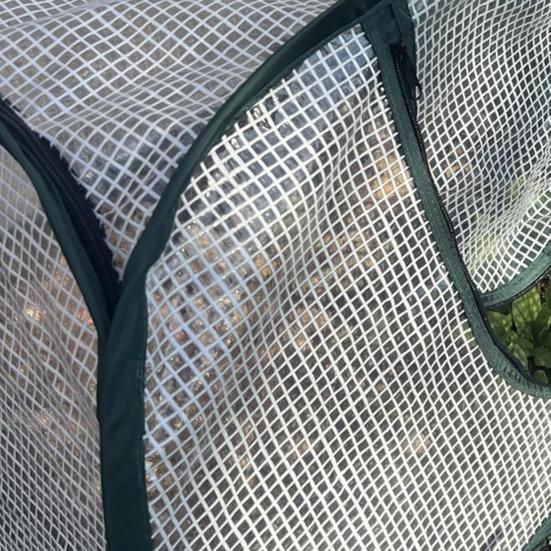 Yousheng Collapsible Plant Greenhouse Plants Pop-Up Mesh Cover with Side Window Planter Box Protector Cage for Raised Beds Fruits Vegetable Rows