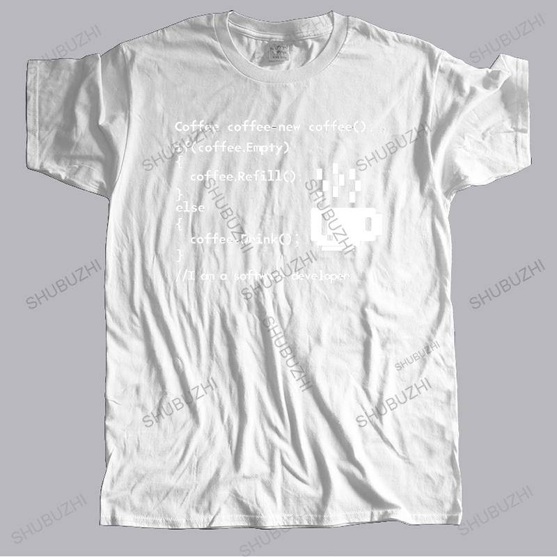 Hot Sale Unisex Brand Summer T Shirt Vintage Tee Short Sleeve Cotton Funny Software Developer Fashion Unisex Teeshirt Short Sleeve