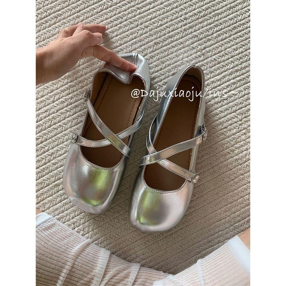 New Non-slip Mary Jane Women's Shoes Autumn and Summer Wind with Small Skirts Versatile Trendy Single Shoes Outside