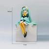 14cm Anime Hatsune Miku Cute And Charming Action Figure Pink Sakura Doll Collectible Model Toy designed for Cake Decoration
