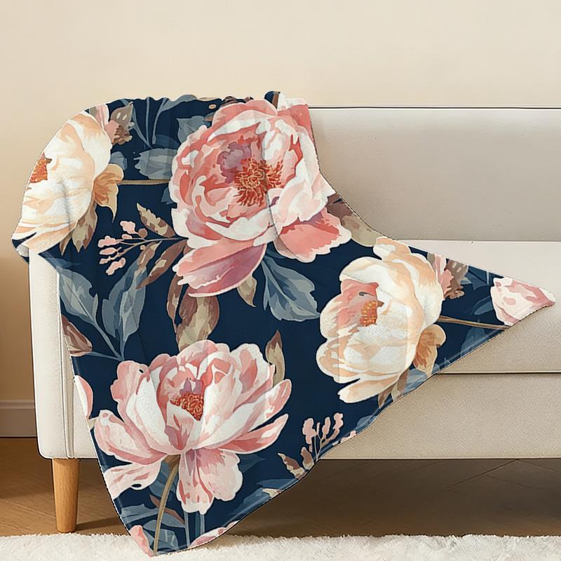 Flannel Fleece Blanket High-Density Plush Soft Warm Throw for Home, Couch Napping, Car Use, Ideal for Christmas & Halloween Decor