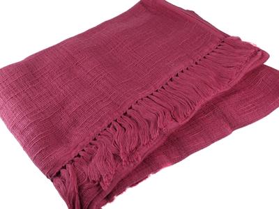 Miyazaki Towel Imabari Shawl 170 Wine 180cm X 70cm No.10