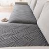 Geometric Lines Ultrasonic Embossed Non-Slip Sofa Cover For All Seasons Living Room Decorative Seat Pad Sofa Towel Slipcover