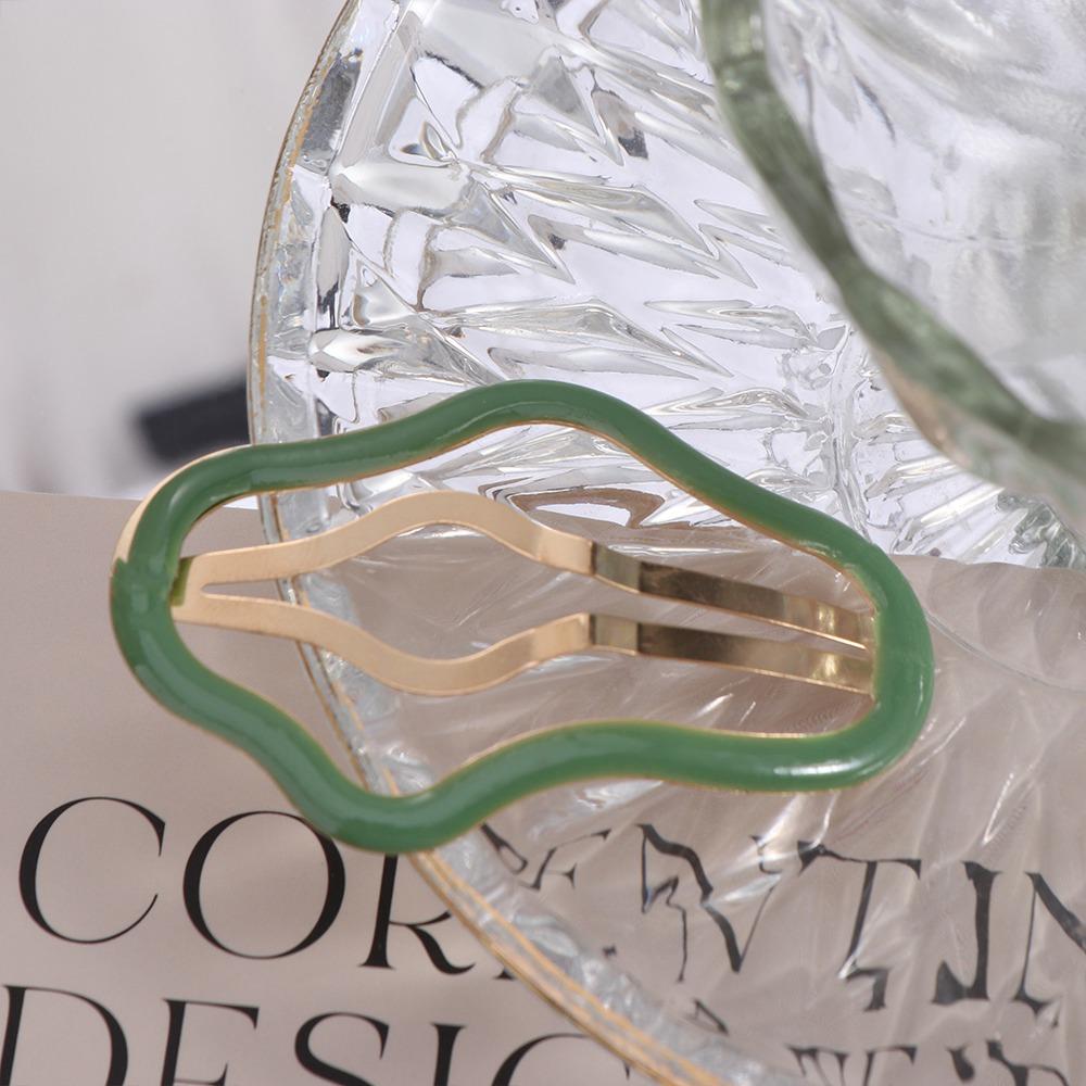 Geometryczna spinka do włosów w chmurki Metalowa ażurowa metalowa spinka do włosów Urocze chmurki Klipsy Bb Dziewczynki