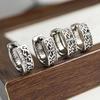 925 Sterling Silver Earrings For Women Trendy Geometric Retro Zircon Earring Jewelry Prevent Allergy Party Gift Accessories