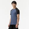 Mizuno Direct Store Exclusive Baseball Cooling T-Shirt, Unisex, 12JACT82 2XO, Vintage Indigo