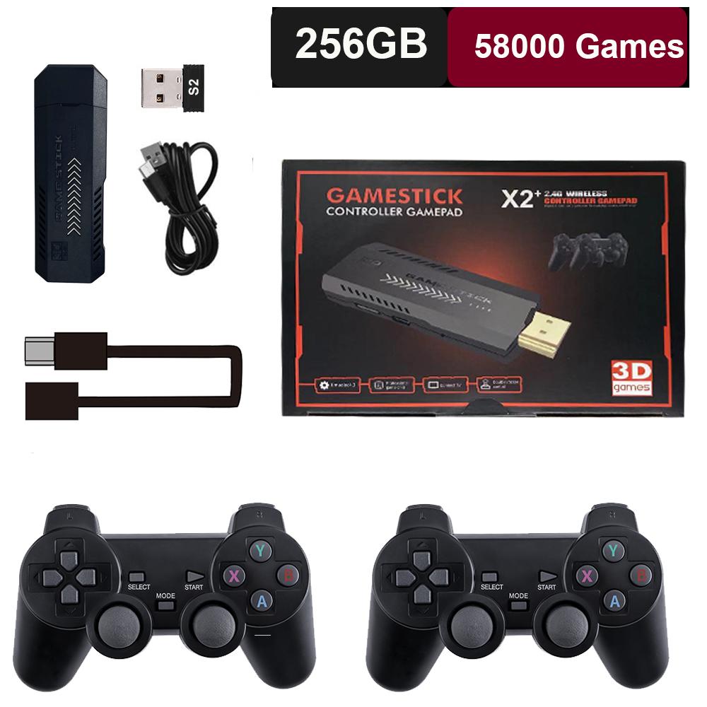 58000 Game 256G GD10 Pro GD20 Video Game Console 2.4G Double Wireless Controller Game Stick 4K 30000 Games 64GB 128GB Retro Game