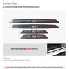 For BMW F30 F35 F34 Series 3 GT Carbon Fiber Car Door Sills Anti-Scuff Stickers Threshold Trim Strips Welcome Pedal Accessories NM5