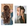 28Pieces Braid Hair Charm Easy To Use Accessories Hair Cuffs Dreadlock Accessories Alloy Texture for Fashion Women
