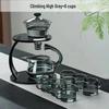 Magnetic Induction Glass Kung Fu Tea Set