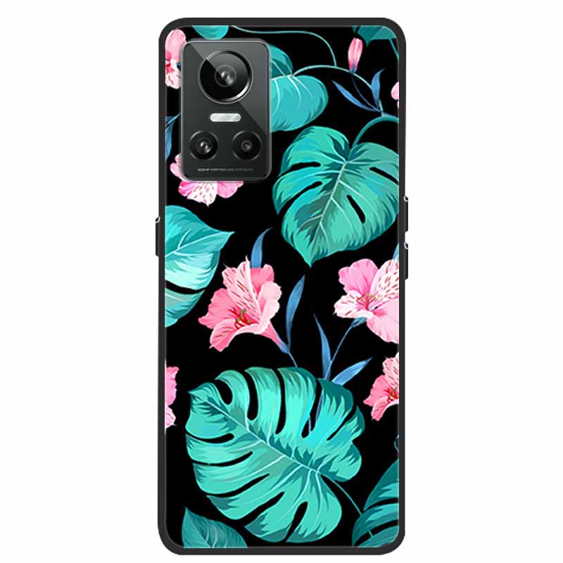 For Realme GT Neo3 5G Case 3D Flower Emboss Soft Silicone Phone Back Cover Case For OPPO Realme GT Neo2 Neo 3 Coque for Bumper
