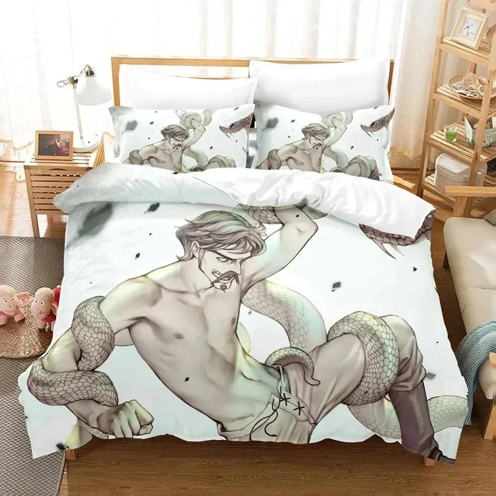 New 3D Printing Anime Ranking of Kings Beding Set Bedrom Soft Modern Bedspreads Comefortable Soft with Soft Fabric Duvet Cover Quilt Pilowcase
