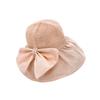 Summer Bowknot Wide Brim Sun Hat With Upf50+ Protection For Womens Outdoor Activities