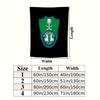 Alahli Saudi Fc Wall Tapestry Aesthetic Wall Hanging Printed Fabric Blanket Decorative Tapestries For Bedroom Living Room Home Decor