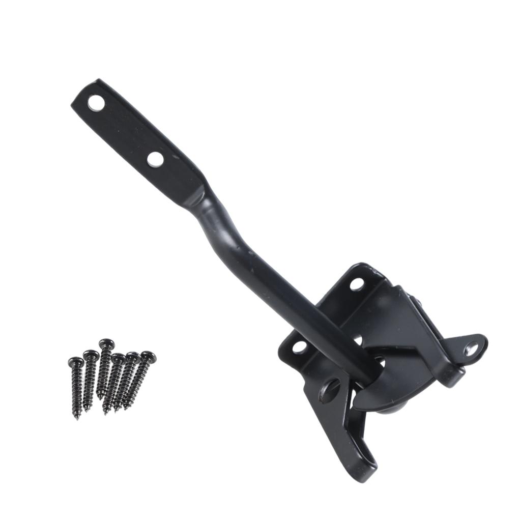 Heavy Duty Steel Gate Lock Weather Resistant Gravity Lever Latches Easy Operate Steel Gate Lock for Wood or Metal Gates