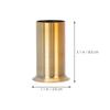 4Pcs Iron Chandelier Sleeve Covers Easy Install Replacement Base Sleeves for Candelabra Sockets Light Fixture Socket Covers Lamp
