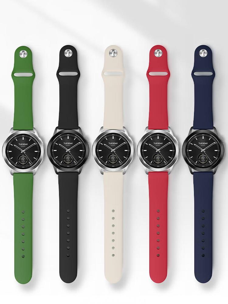 Silicone Band For Xiaomi Mi Color 2 Watch S4 S3 S2 S1 Quick Release Soft Sports Strap For Xiaomi Watch 2 Pro Bracelet Watchband