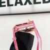Wallet Lanyard Case for iPhone 16 15 14 Pro Max 11 12 13 15 Pro X XR XS 7 8 Plus Bag Crossbody Strap Crystal Lizard Design Cover