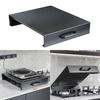 Black Gas Furnace Cover Strong Durable Space Saving Stove Cover Tables Multipurpose Carbon Steel Plate Storage Rack