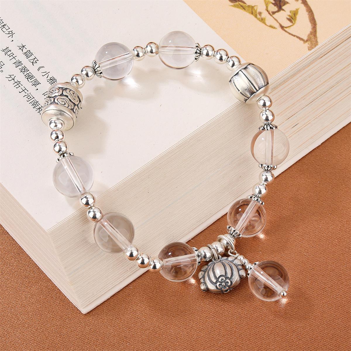 

Аксессуары для браслетов из натуральных белых кристаллов Натуральный браслет