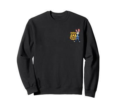 Disney Zootopia Judy Hopps ZPD Police Badge Double-Sided Costume Sweatshirt